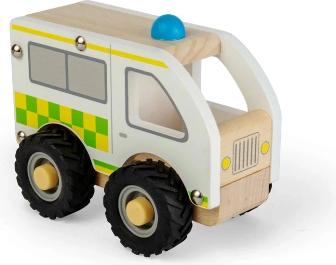 Bigjigs Toys fa mini mentőautó