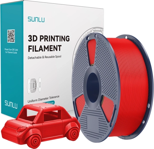 Sunlu PETG filament piros