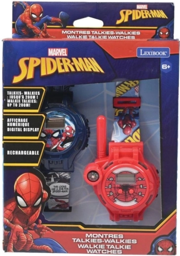 Lexibook MARVEL SPIDER-MAN gyerek walkie-talkie karóra, 200 m hatótáv