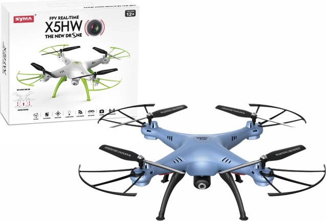 SYMA X5HW Távirányítós drón kék