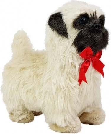 Interaktív plüss mopsz – ugat, mozog és sétál