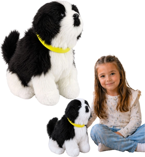 Interaktív Border Collie plüsskutya