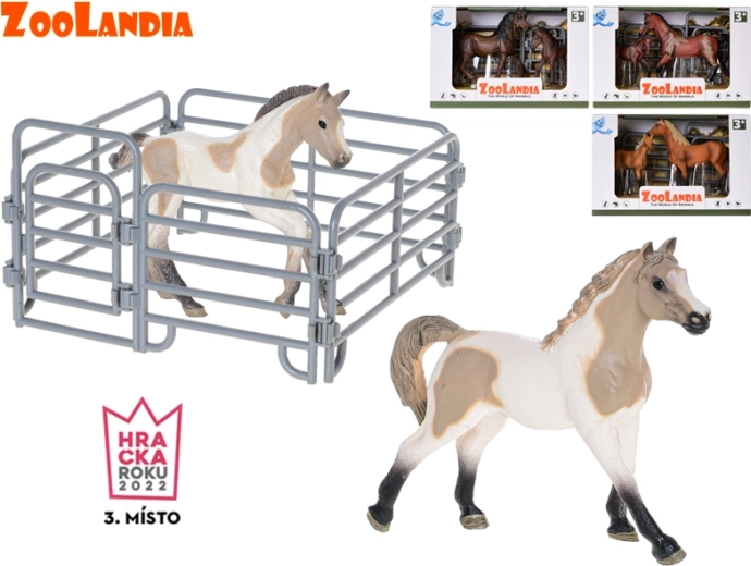 Zoolandia ló csikóval és kiegészítőkkel – farm figura szett
