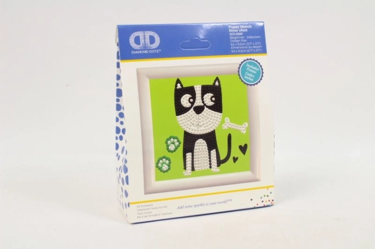 Diamond Dotz Puppy Munch – gyémántkirakó (diamond painting) készlet