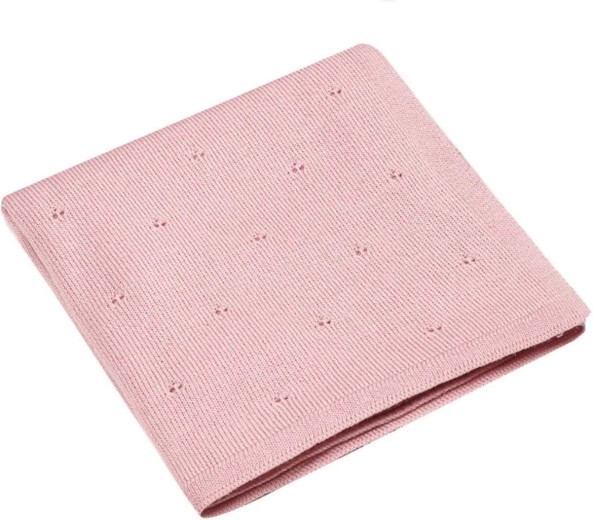 NANNA Apollo Pink merinó takaró