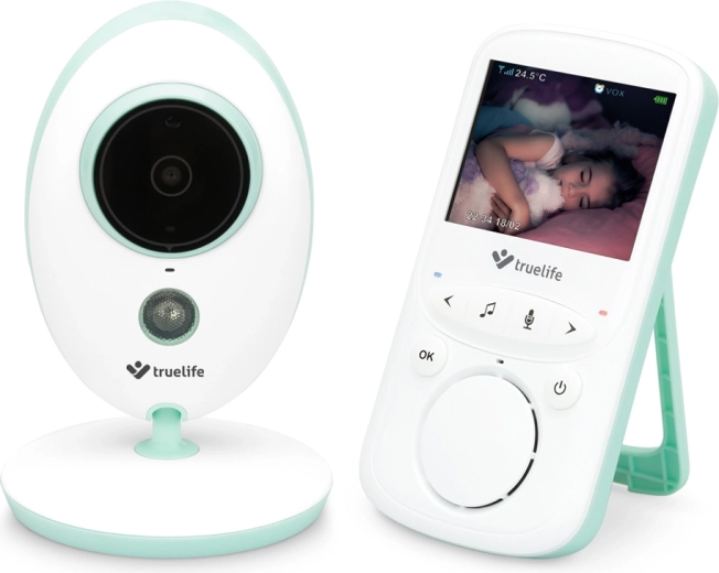 TRUELIFE NannyCam V24 Pro videós bébiőr 2,4" LCD‑vel és éjjellátással