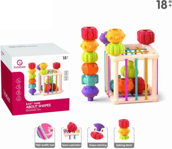 Oktató kocka – formaválogató