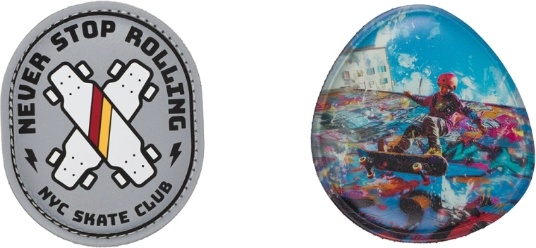 Baagl Baaglies kitűzők 2 db – Skate Park