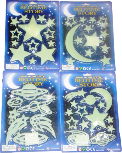 Világító matricák éjszakai égbolt – 4 féle