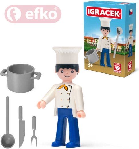 EFKO Igráček szakács kiegészítőkkel dobozban