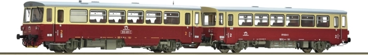 Roco 810 491-1 dízel motorkocsi mellékkocsival, ZSSK, H0