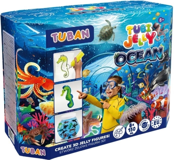 Tubi Jelly Ocean szett nagy akváriummal (8 szín)
