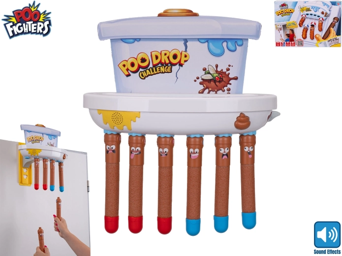 Poo Fighters játék – hanggal, kapd el a lehulló kakit