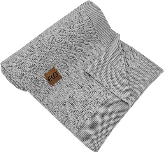 EKO bambusz takaró Light Grey 80 × 100 cm