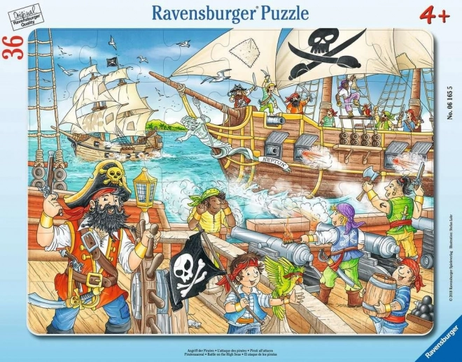 Ravensburger puzzle Csata a nyílt tengeren 36 darab