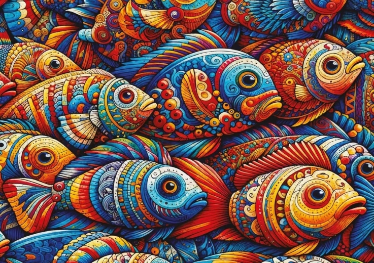 Puzzle ART PUZZLE Mozaikhalak 1000 darab