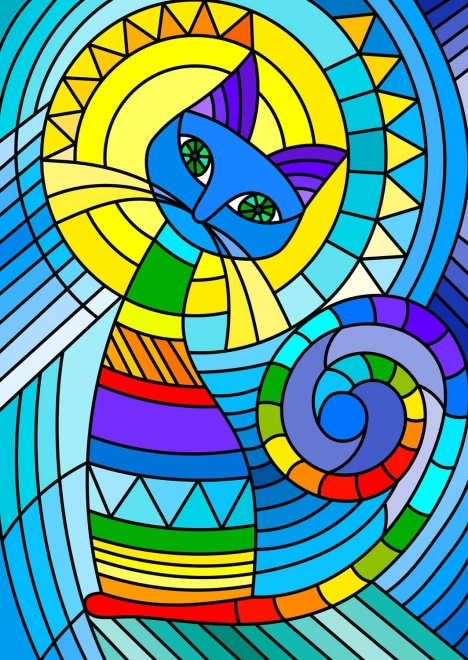 ENJOY díszes macska kirakó 1000 darabbal