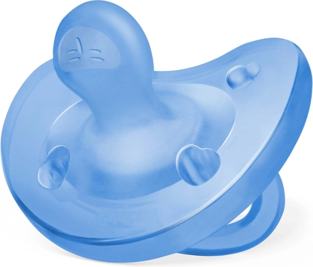 Chicco Physio Soft teljes szilikon cumi fiúknak 6–16 hónapos korig, 1 db