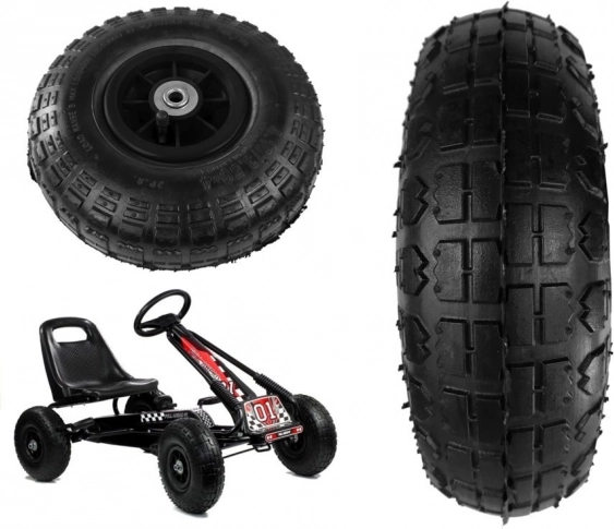 Fekete gokart kerék