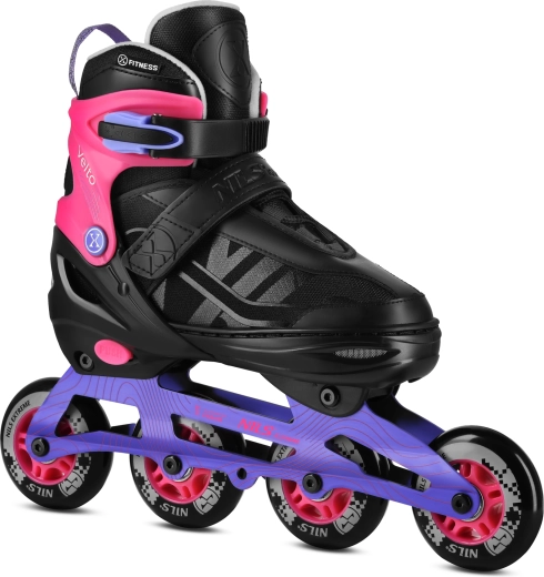 Nils Extreme Velto rózsaszín görkorcsolya – XL (42–45)