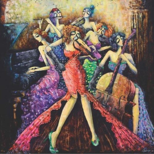 Anatolian Női zenekar négyzet alakú puzzle 1024 darabos