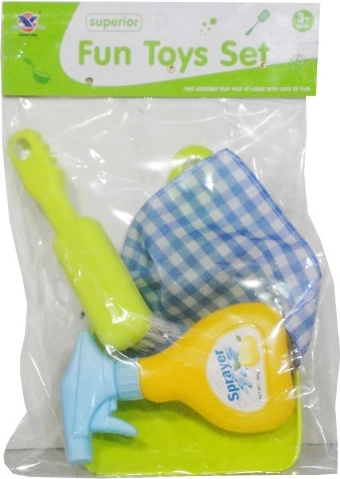 Gyermek takarítókészlet átlátszó tasakban