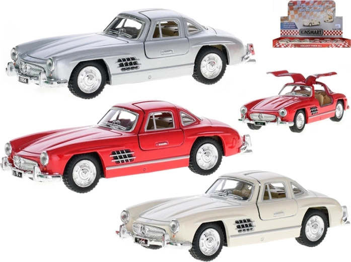 Fém autómodell Mercedes‑Benz 300 SL 1954 1:36 Kinsmart