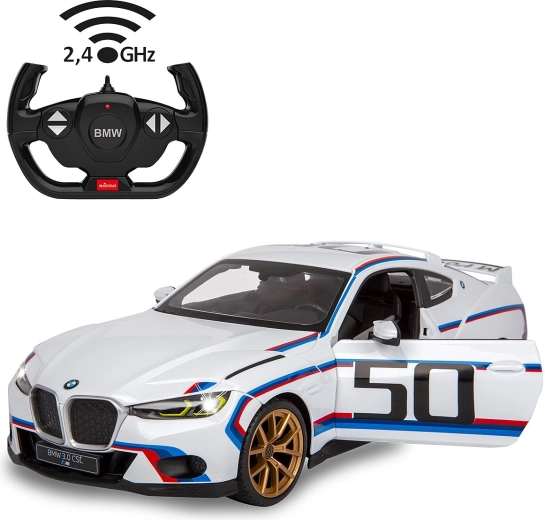 RC BMW 3.0 CSL autó 1:14, fehér