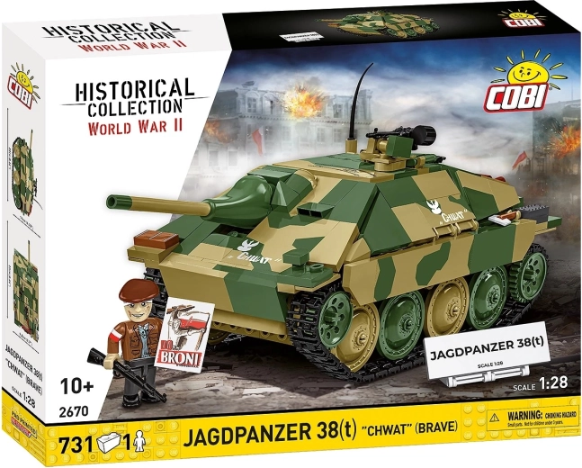 COBI Jagdpanzer 38(t) „Chwat” – páncélvadász 1:28