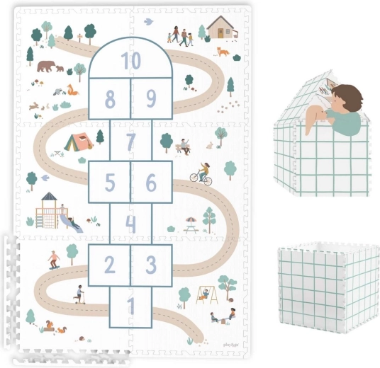 Play&Go Tiloo Eevaa játszószőnyeg és tárolóházikó hopscotch