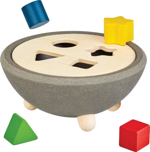 PlanToys fa formaillesztő – formák válogatása (haladó formák)