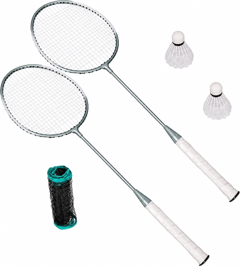 Összecsukható 4 az 1-ben badminton szett bőröndben – 1 db