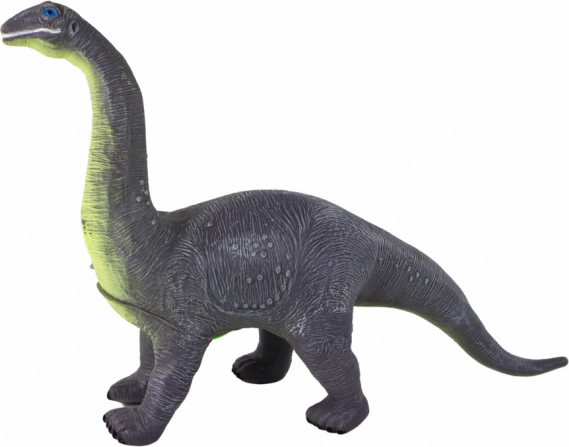 Nagy brachioszaurusz dinoszaurusz figura hanggal 33 cm szürke