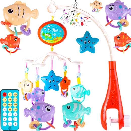 Távirányítós kiságyforgó – Vízi királyság