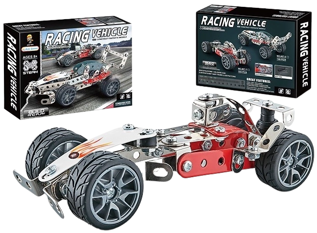 Fém építőkészlet Formula – 105 darab