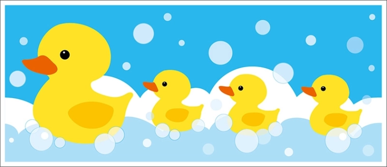 Dekoratív matricák Kacsenka