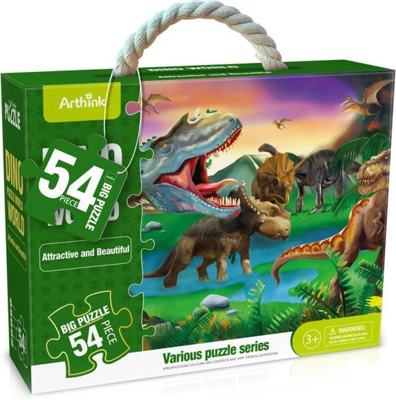 Maxi puzzle dinoszauruszokkal, 54 darab