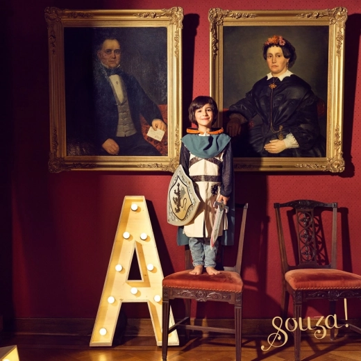 Souza! gyermek lovagjelmez Geoffrey (3–4 éves, 98–104 cm)