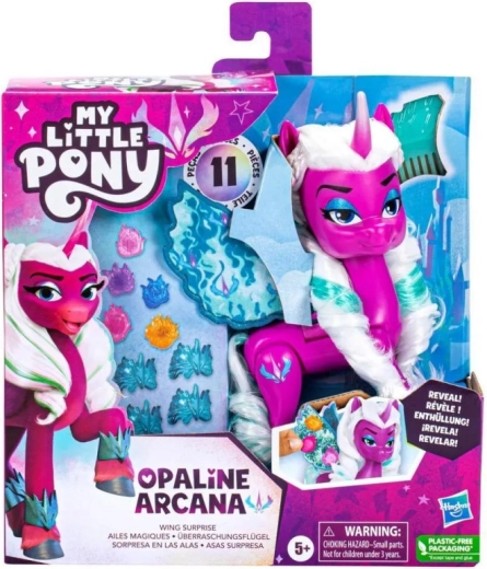 My Little Pony lila póni figura szárnyakkal, Opaline Arcana