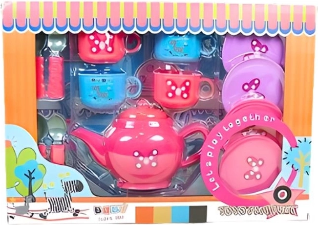 Műanyag teaszett gyerekeknek