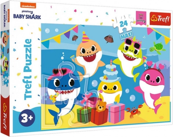Puzzle 24 Maxi Vidám Baby Shark