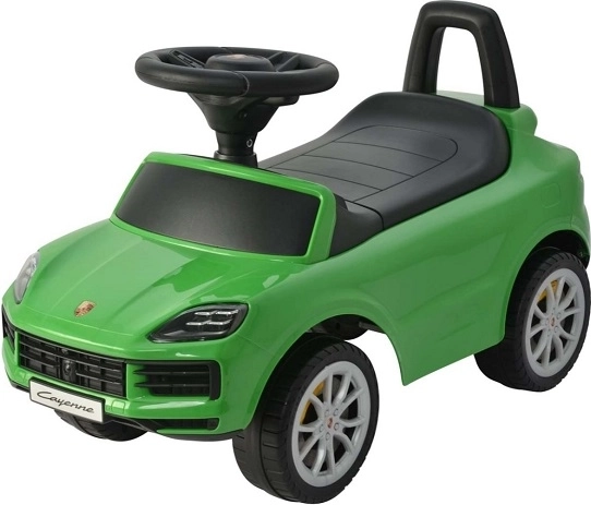 Porsche Cayenne S zöld gyermek lábbal hajtható kismotor
