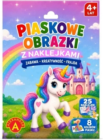 Kreatív homokképkészítő készlet – Egyszarvú
