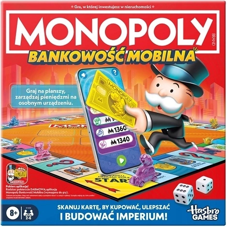 Hasbro Monopoly mobilbankolással
