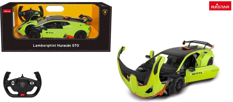 Rastar RC autó Lamborghini Huracan STO 1:14 zöld - 1 db
