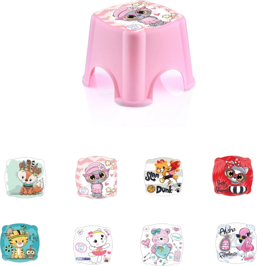 Gyermek műanyag szék mesemintával