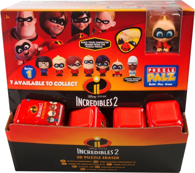 3D kirakós radír A HIHETETLEN CSALÁD 2