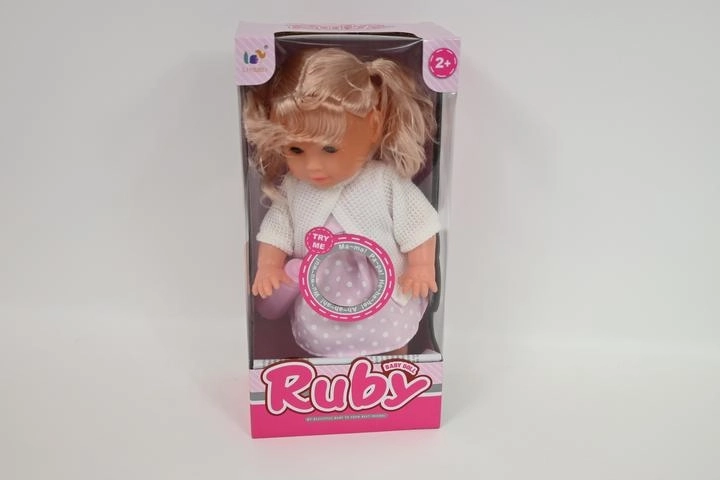 Ruby interaktív baba 30 cm-es cumisüveggel