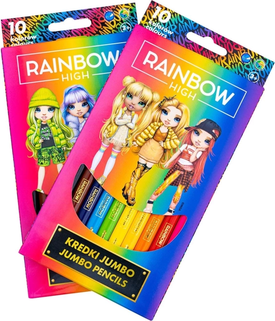 JUMBO ASTRA Rainbow High színes ceruzák 10 db