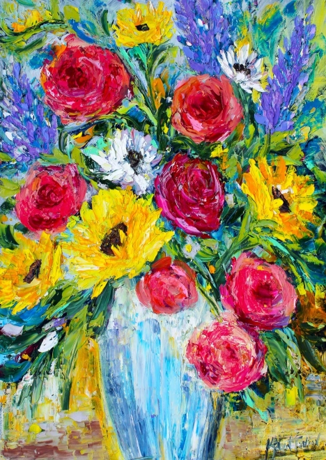 Élvezze az Örök Virágok 1000 darabos Puzzle-t